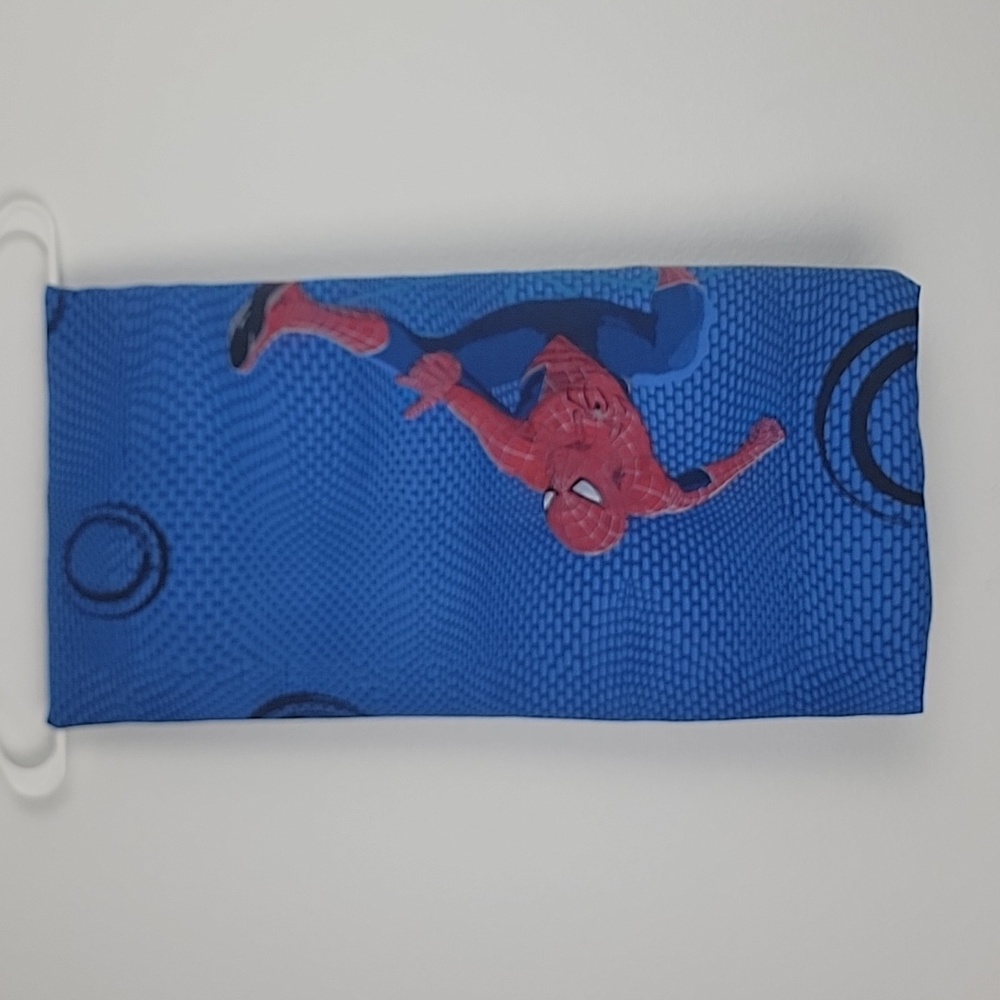 Spiderman Blue, Red & Black Flat Sheet 132" X 94"